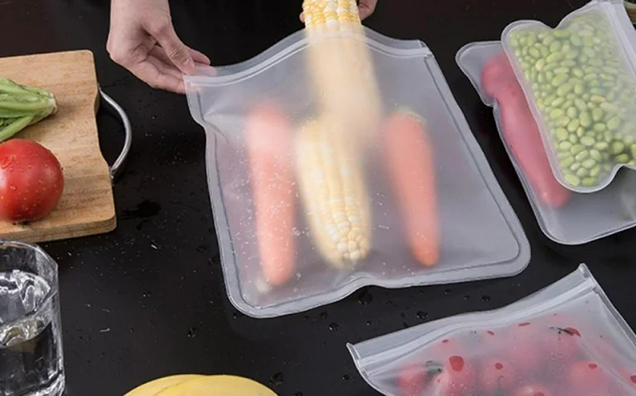 Slider Storage Bags for Freezing Food and Reducing Food Waste
