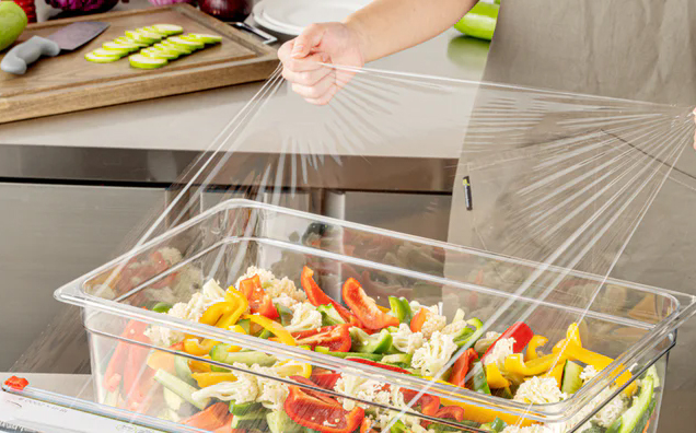 Food-Grade PE Cling Film for Restaurants and Catering