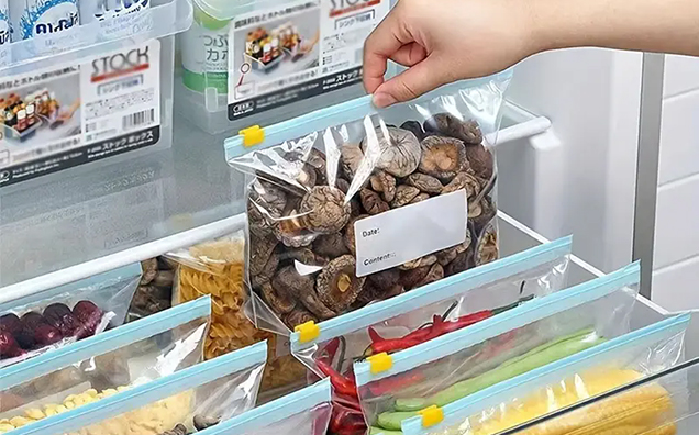Slider Storage Bags for Kitchen and Pantry Organization